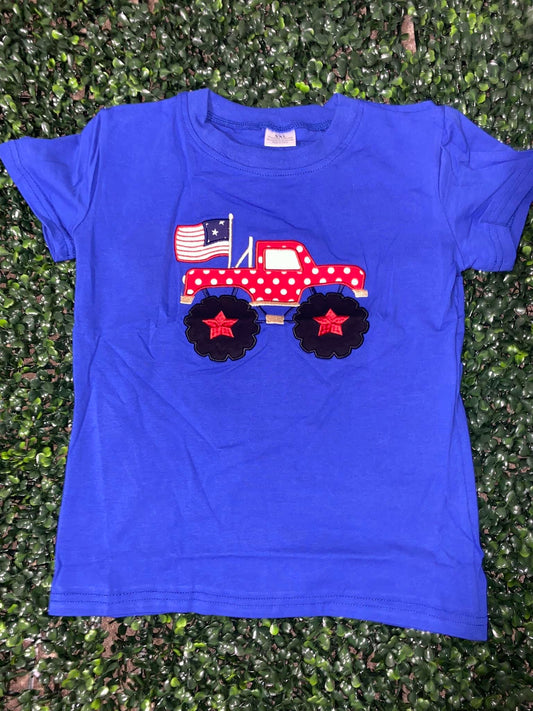 4 of July Truck Tee